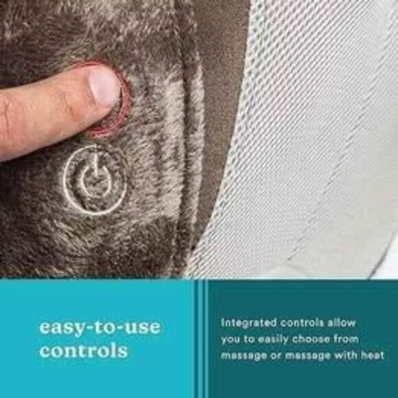 Massage Pillow, Comedies Elite 3D Shiatsu & Vibration with Heat - Picture 4 of 4